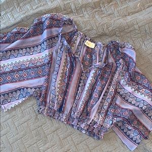Boho crop top
